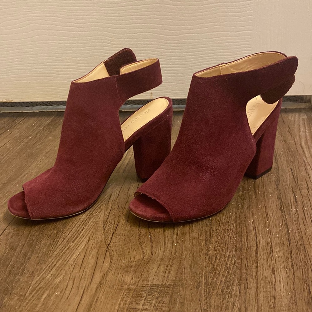 Franco fortini maroon heels